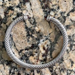 David Yurman classic cable bracelet with diamonds